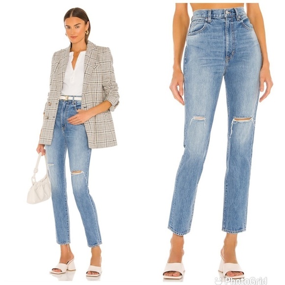 SLVRLAKE Beatnik High Rise Slim Jean in Trouble Maker New with Tags! - Picture 2 of 10